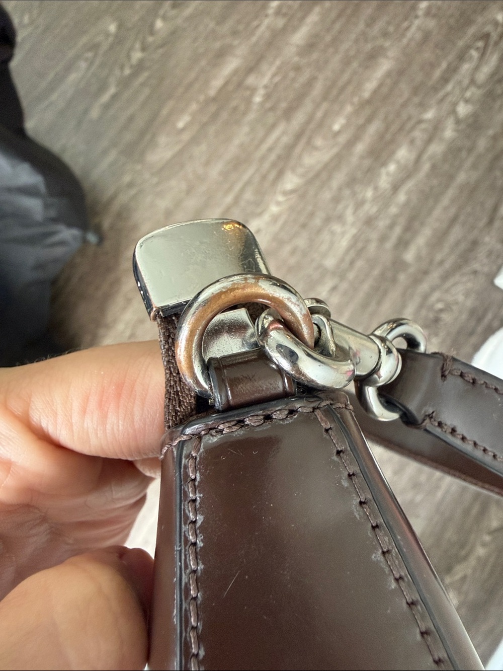 COACH Dark Brown Teri Mini Bag 🤎 - Picture 8 of 9